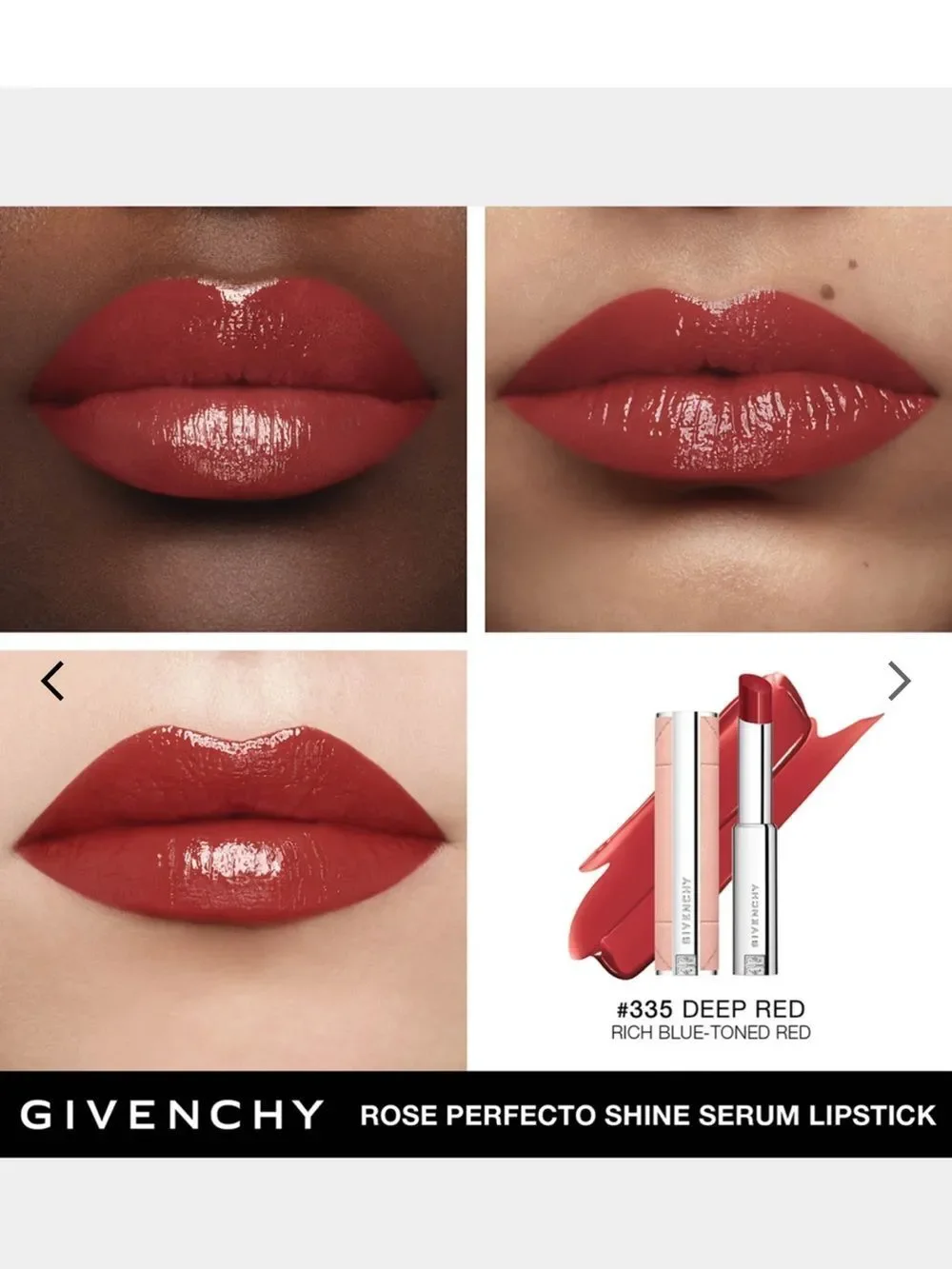 New Givenchy Le Rose Perfecto Color Lip Balm 335 full size